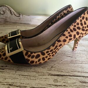 Louise et Cie Leopard and Black Heels